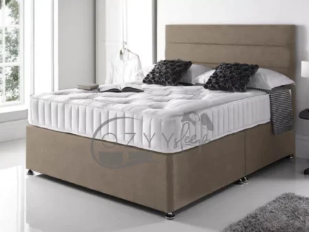 Mink Divan Bed with Mattress and Storage | UPTO 65% OFF